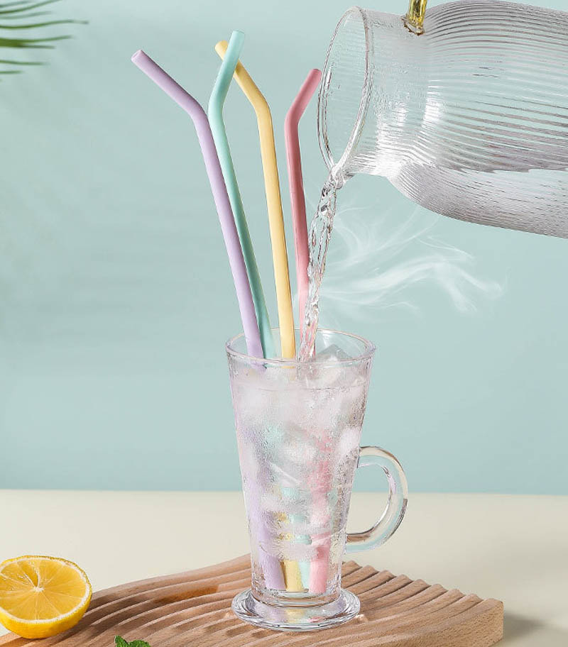 foldable silicone straw
